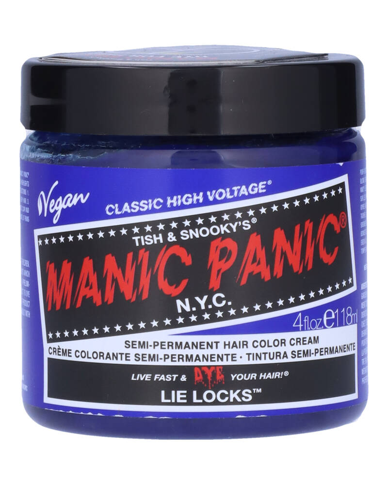 Manic Panic Semi-Permanent Color Cream Lie Locks 118 ML Health & Beauty Personal Care Hair Beautycos