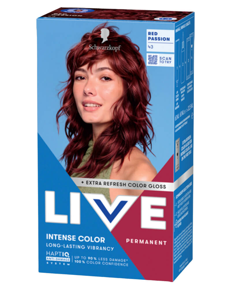 Schwarzkopf Live Intense Red Passion 43 60 ML Health & Beauty Personal Care Hair Color Beautycos