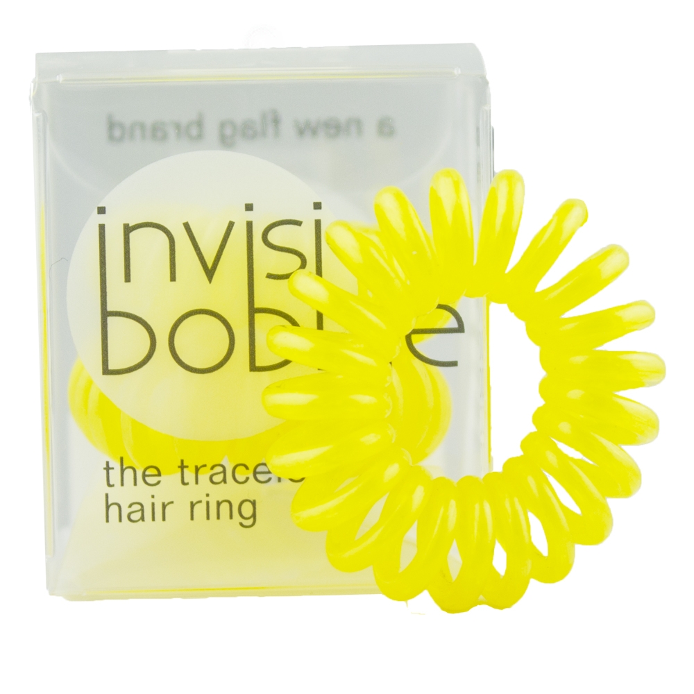 Invisibobble - Yellow 3 Stk Apparel & Accessories Clothing Hair Ponytail Holders Beautycos
