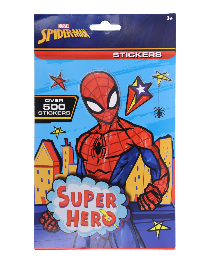 Disney Super Hero Spiderman Stickers 500 Stk Arts & Entertainment Party Celebration Gift Giving Beautycos