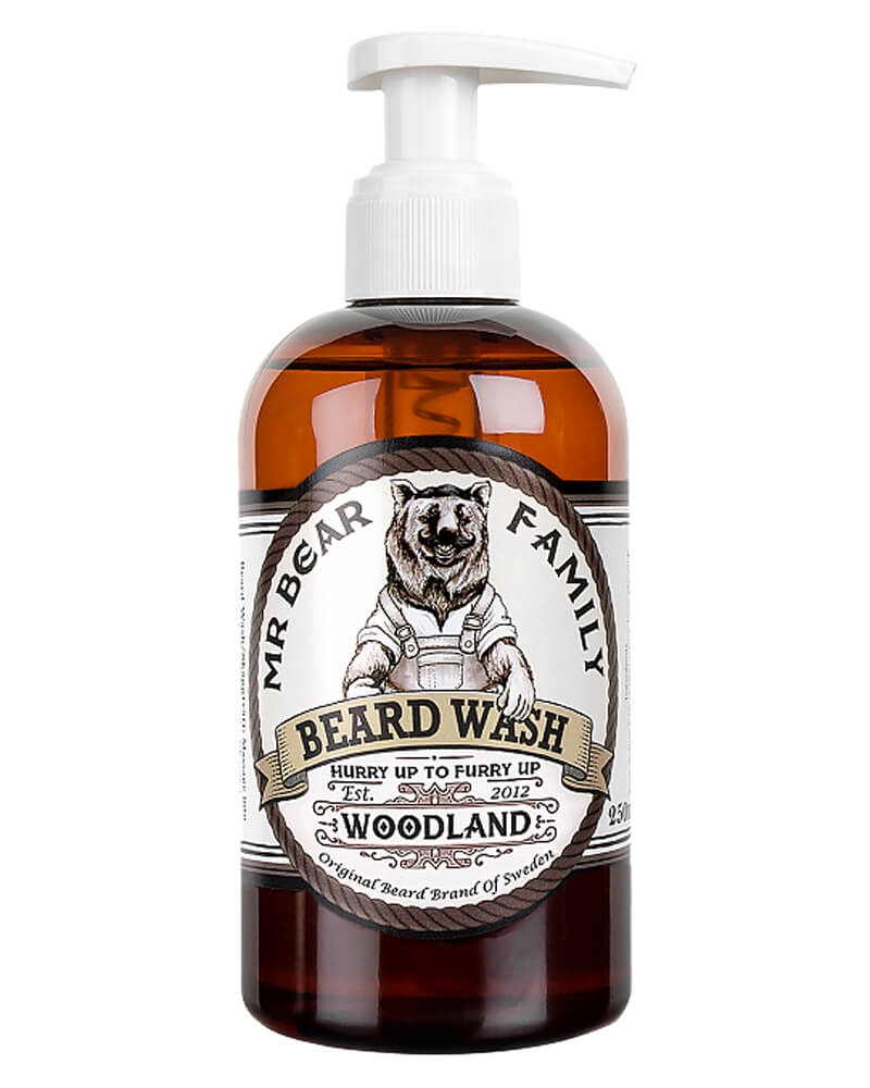Mr Bear Family Beard Wash - Woodland 250 ML Health & Beauty Personal Care Hair Shampoo Conditioner Beautycos