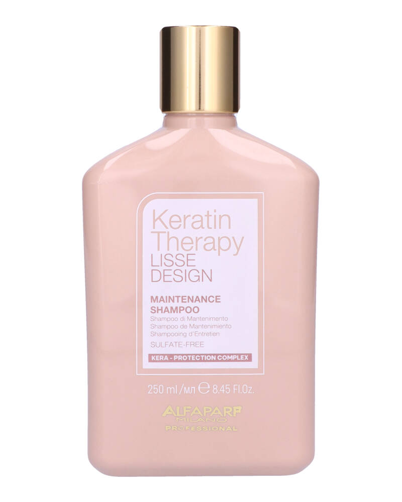 Alfaparf Keratin Therapy Lisse Design Maintenance Shampoo Sulfate-Free 250 ML Health & Beauty Personal Care Hair Conditioner Beautycos