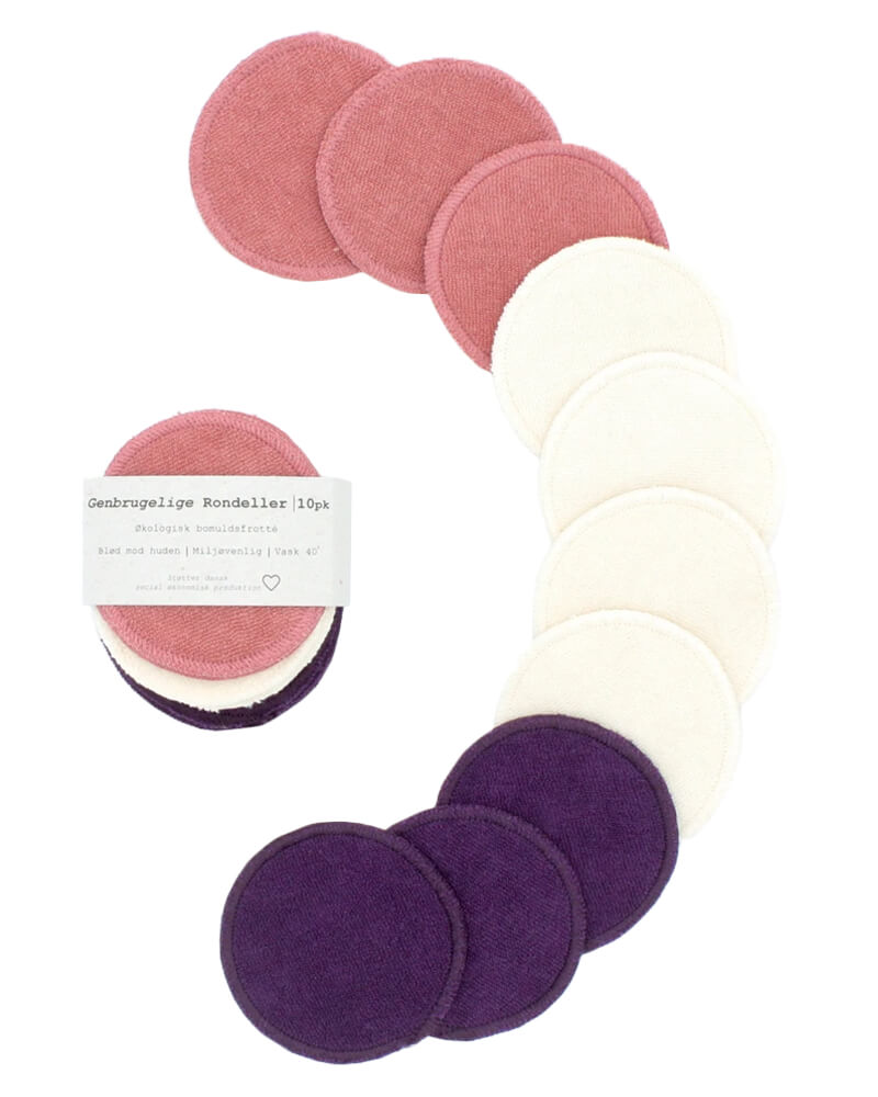 Pargaard Genbrugelige Rondeller Multi Farvet 10 Stk Health & Beauty Personal Care Cotton Balls Beautycos