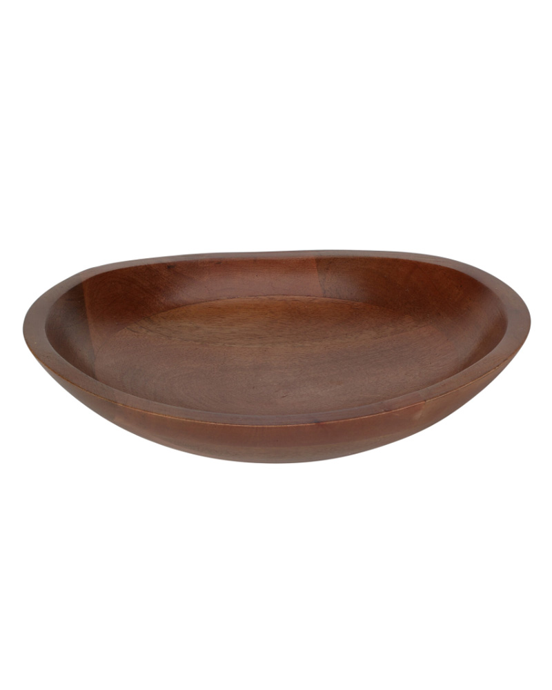 Excellent Houseware Mango Wood Bowl Home & Garden Kitchen Dining Beautycos