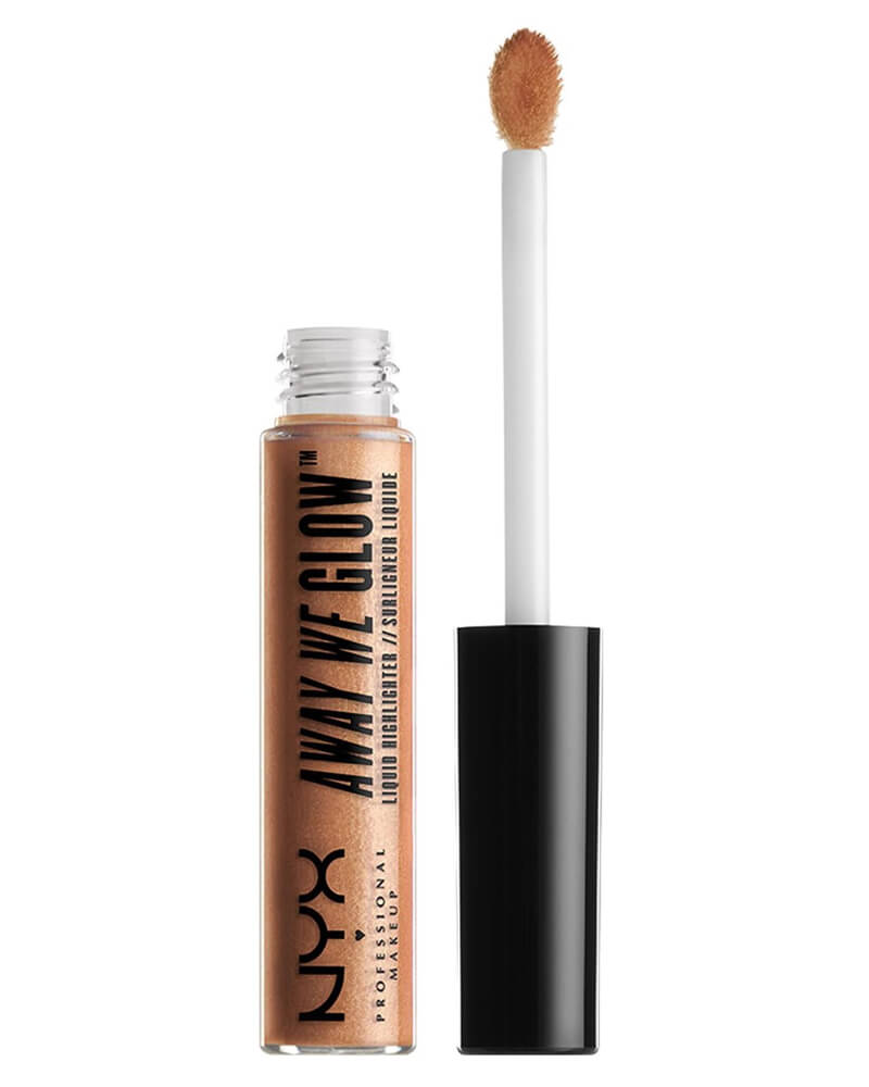 Nyx Away We Go Liquid Highlighter - Gold Rush 6 ML Health & Beauty Personal Care Cosmetics Makeup Face Highlighters Luminizers Beautycos