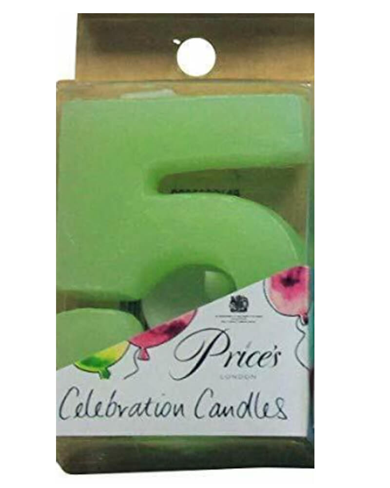 Price&Apos S Celebration Candles Number 5 Arts & Entertainment Party Supplies Beautycos