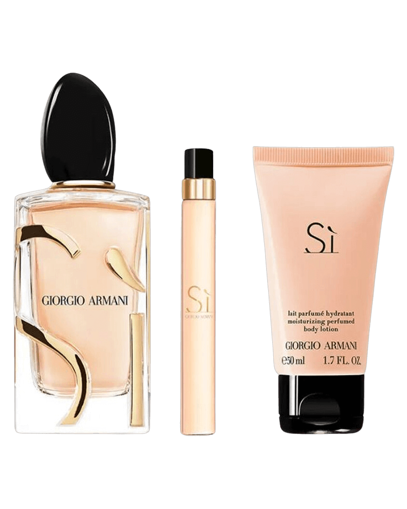 Giorgio Armani Si Gift Set 110 ML Arts & Entertainment Party Celebration Giving Wrapping Boxes Tins Beautycos