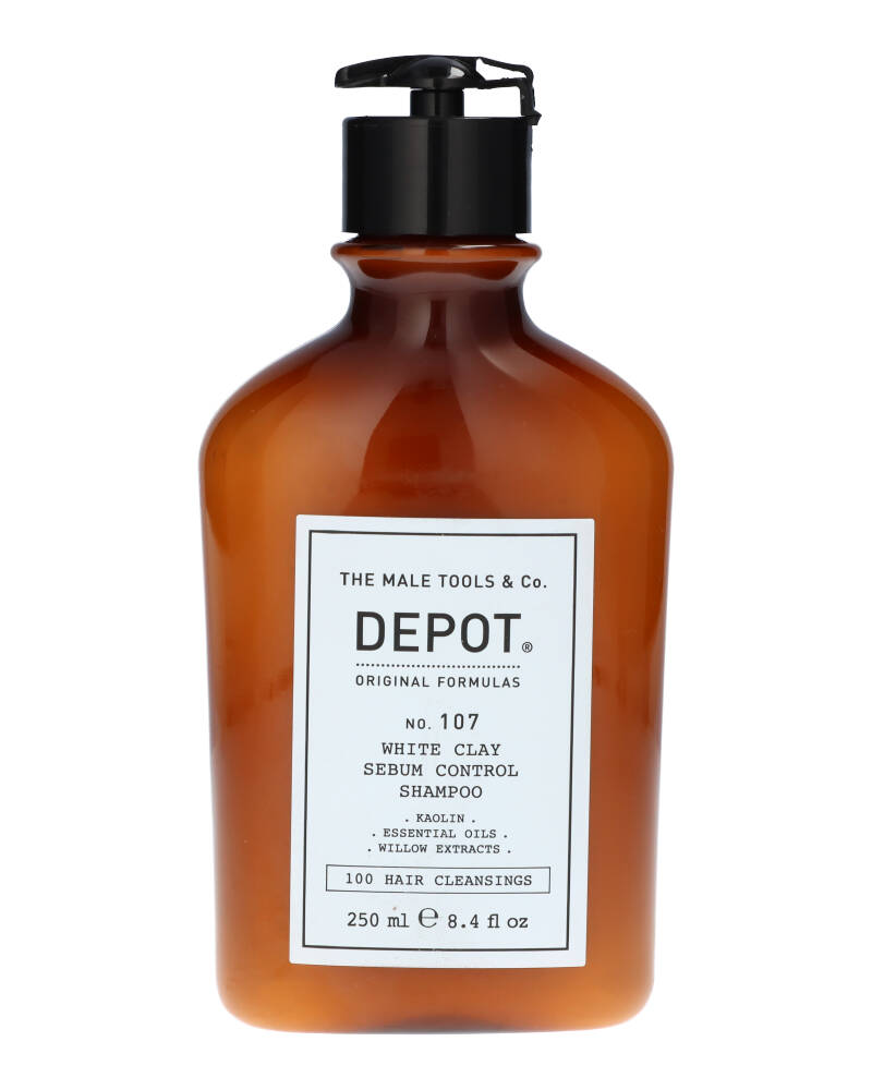 Depot No 107 White Clay Sebum Control Shampoo 250 ML Health & Beauty Personal Care Hair Conditioner Beautycos