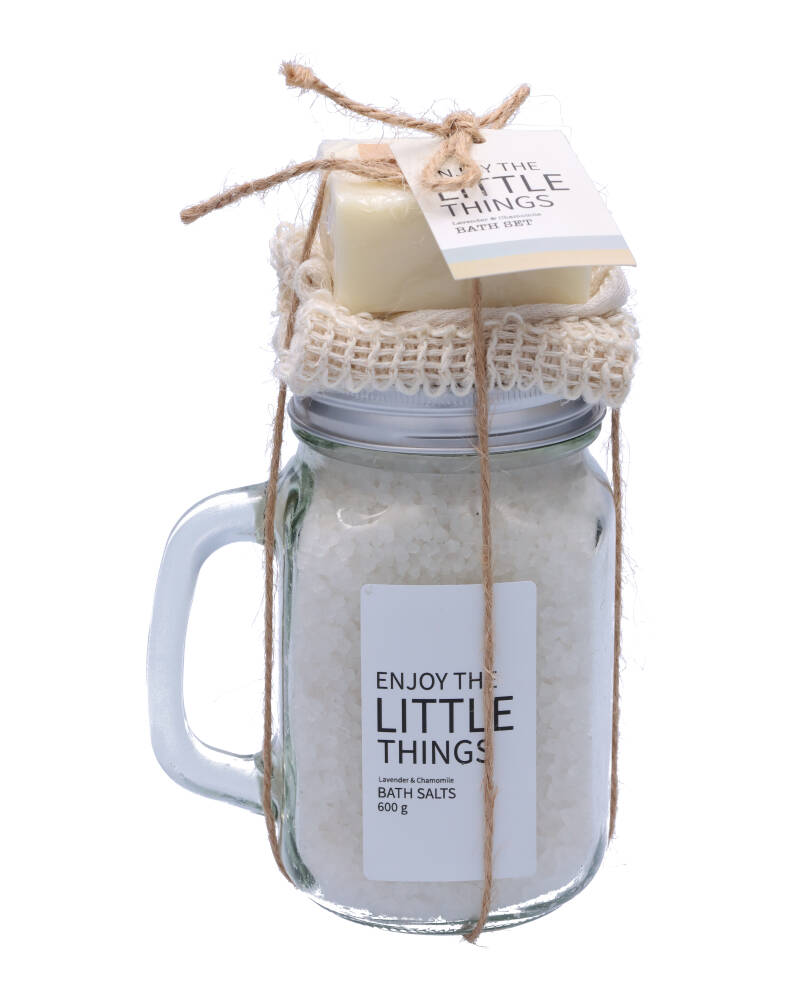 Excellent Houseware Glass With Crystal And Soap 680 G Health & Beauty Personal Care Cosmetics Bath Body Wash Beautycos