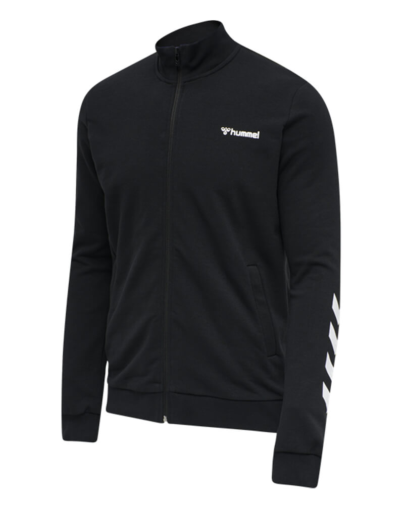 Hummel Hmllsam Zip Jacket Black Str L Apparel & Accessories Clothing Shirts Tops Beautycos