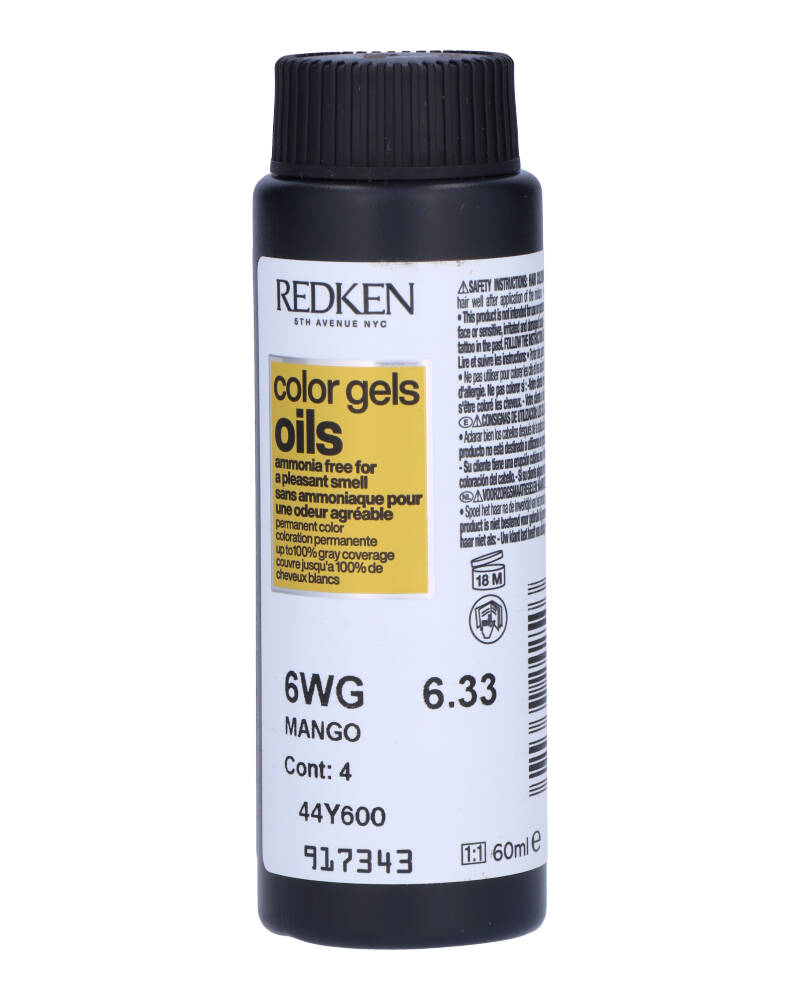 Redken Color Gels Oils 6Wg Mango 6 33 60 ML Health & Beauty Personal Care Hair Beautycos