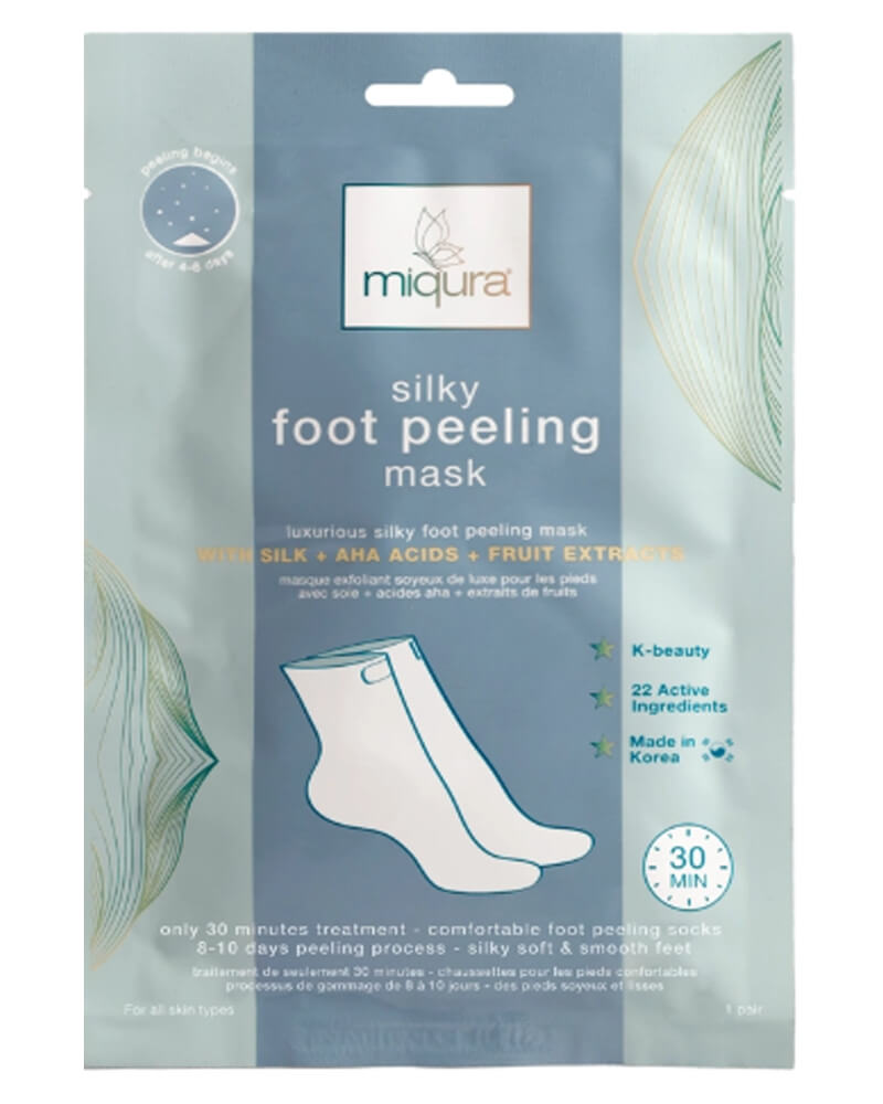 Miqura Silky Foot Peeling Mask 1 Stk Health & Beauty Personal Care Cosmetics Skin Beautycos