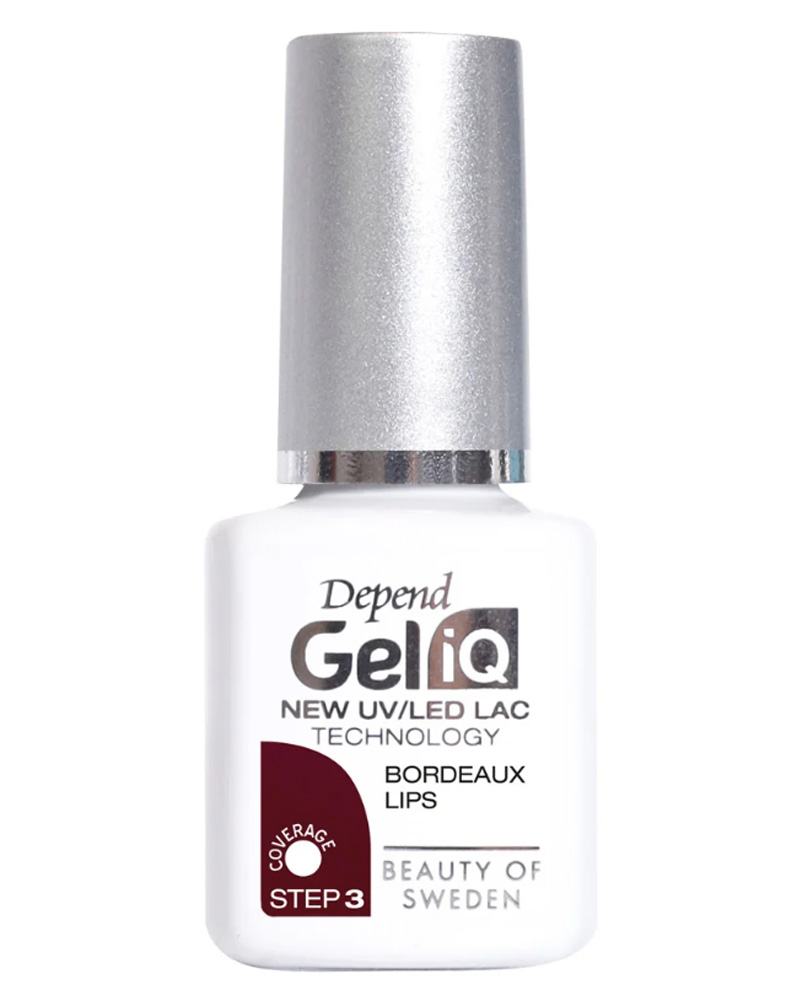 Depend Gel Iq Nail Polish #1033 Bordeaux Lips 5 ML Health & Beauty Personal Care Cosmetics Polishes Beautycos