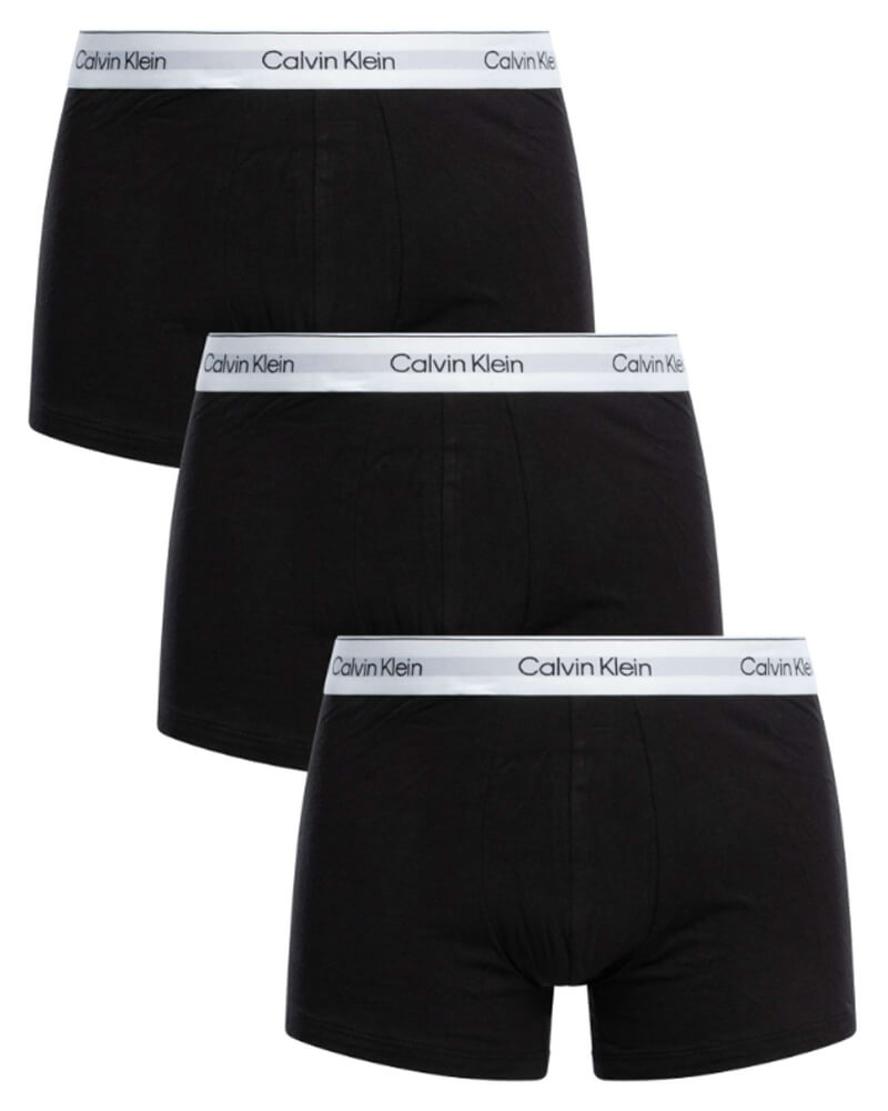 Calvin Klein Extra-Soft Cotton Stretch Shorty Trunks 3-Pak Str 3Xl 3 Stk Apparel & Accessories Clothing Underwear Socks Beautycos
