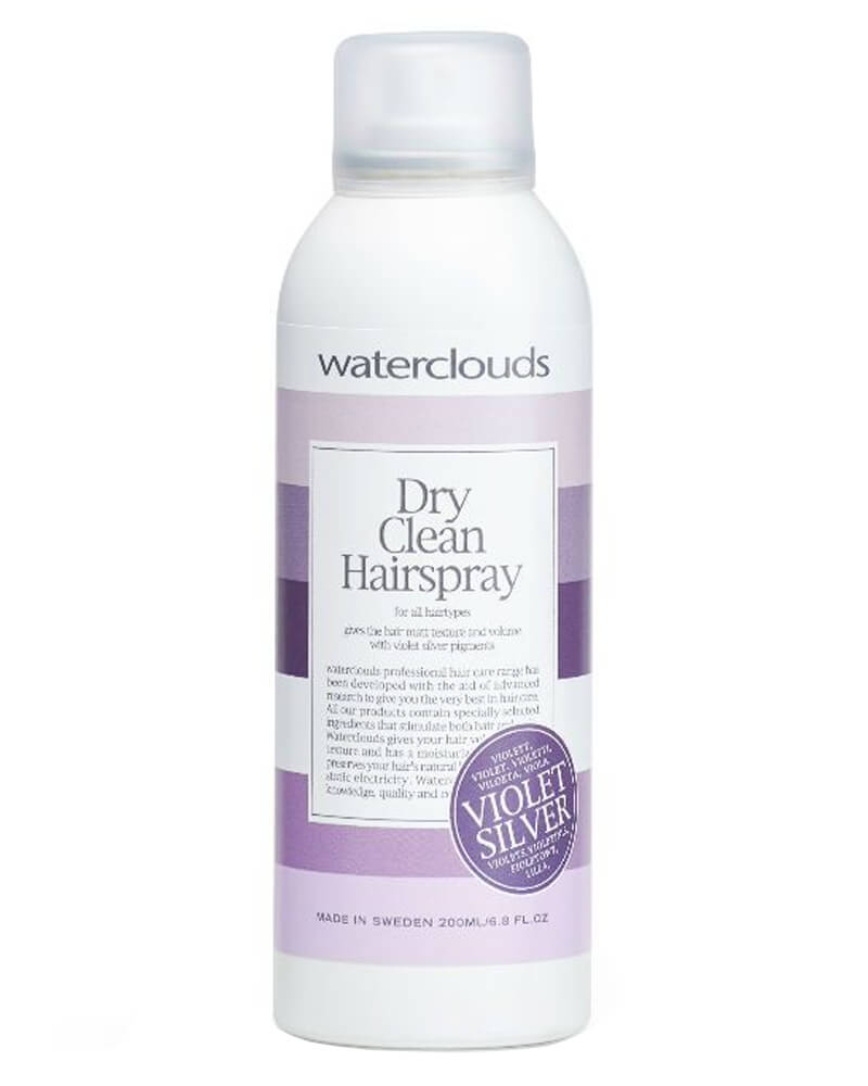 Waterclouds Dry Clean Hairspray Violet Silver (U) 200 ML Health & Beauty Personal Care Hair Styling Products Beautycos