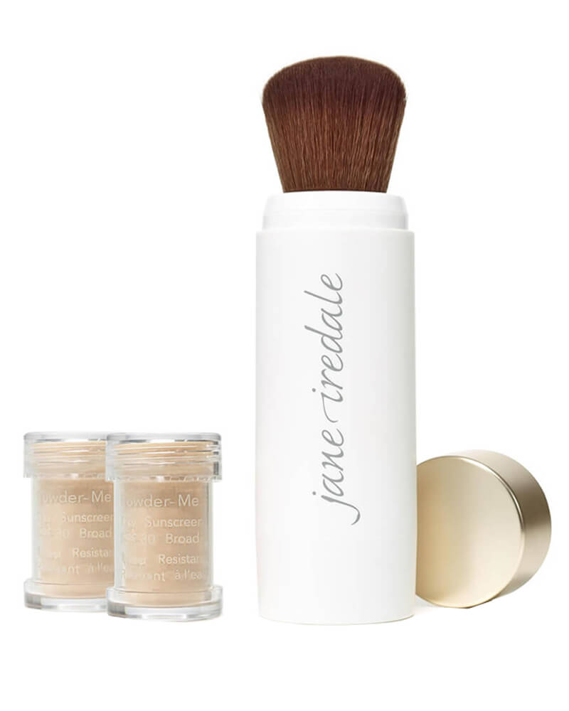 Jane Iredale Powder-Me Spf 30 Refillable Brush Tanned 5 G Health & Beauty Personal Care Cosmetics Makeup Face Foundations Concealers Beautycos