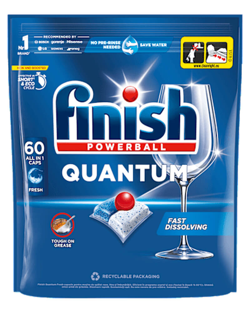 Neophos Finish Quantum Fresh Opvasketabs 60 Stk Home & Garden Household Supplies Cleaning Products Dish Detergent Soap Beautycos
