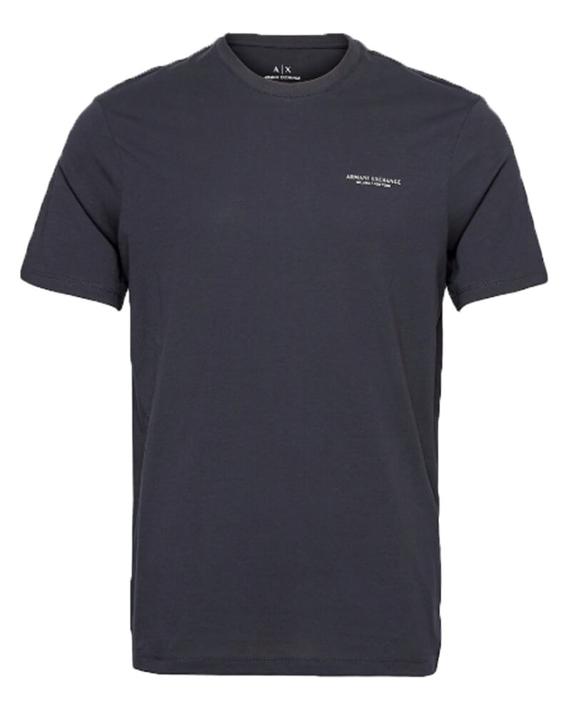 Armani Exchange Men T-Shirt Navy Str XL Apparel & Accessories Clothing Shirts Tops Beautycos