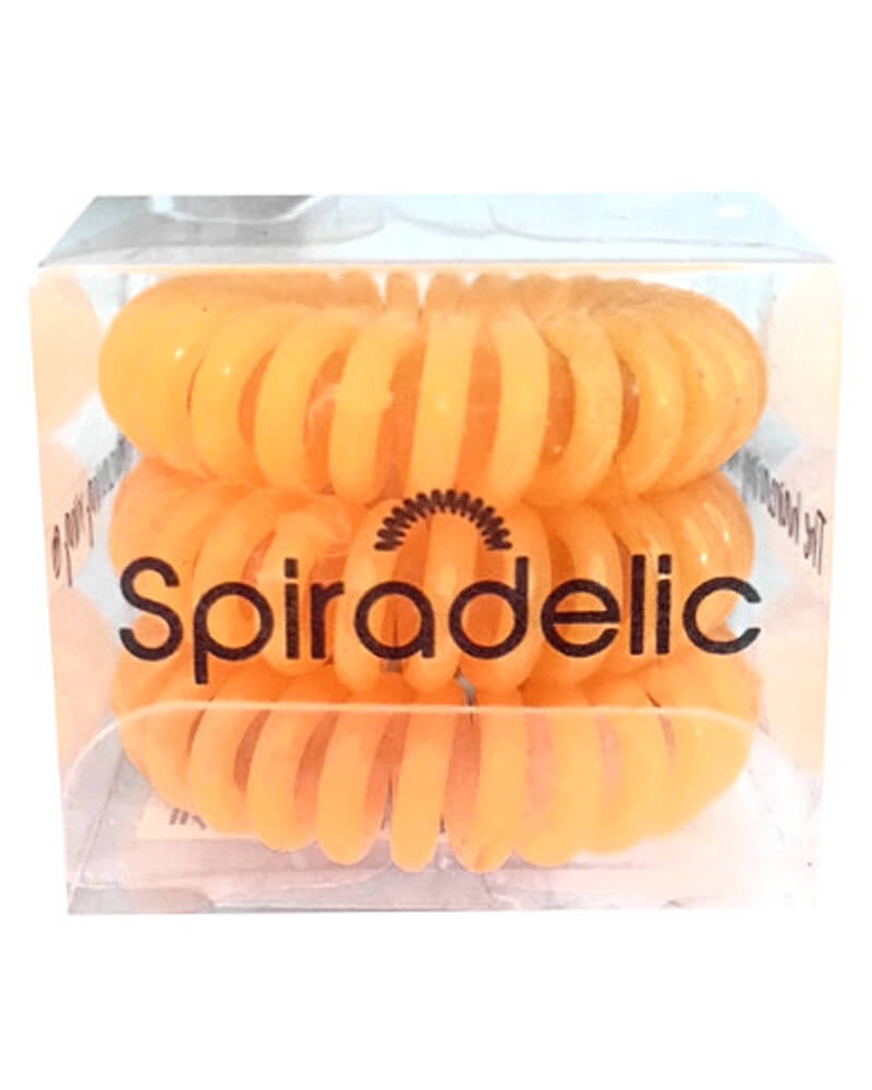 Sibel Spiradelic Orange (U) - Art 660051300 3 Stk Apparel & Accessories Clothing Hair Ponytail Holders Beautycos
