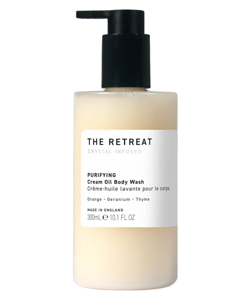 The Retreat Crystal Infused Purifying Cream Oil Body Wash 300 ML Health & Beauty Personal Care Cosmetics Bath Beautycos