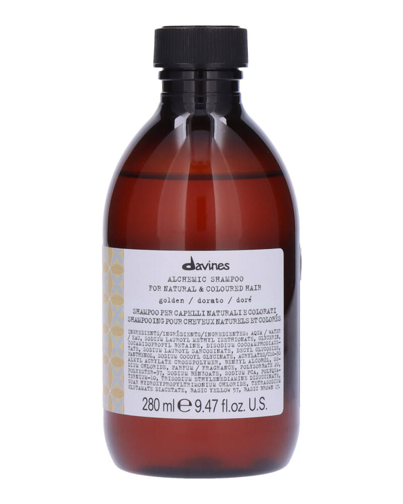 Davines Alchemic Shampoo - Golden 280 ML Health & Beauty Personal Care Hair Conditioner Beautycos