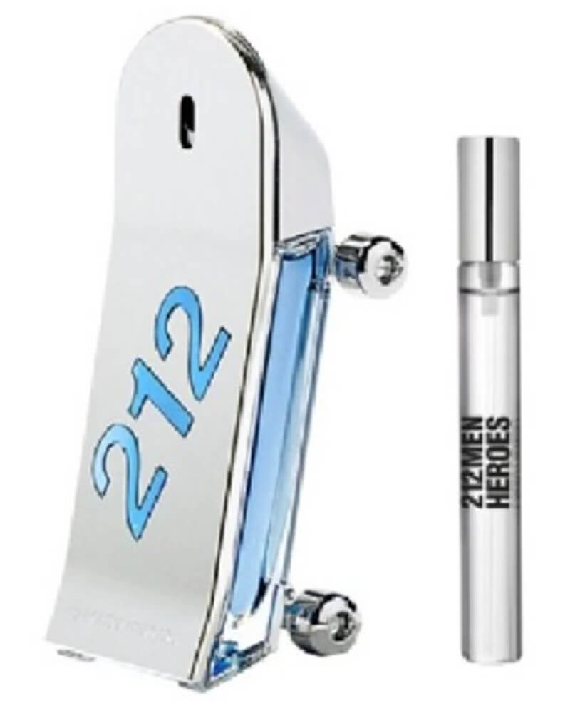 Carolina Herrera 212 Men Heroes Gift Set Edt 100 ML Arts & Entertainment Party Celebration Giving Wrapping Boxes Tins Beautycos