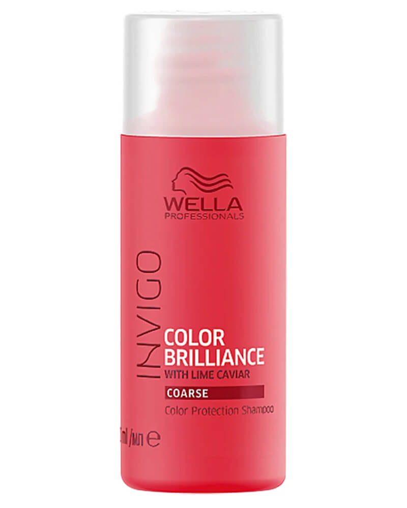 Wella Invigo Color Brilliance Shampoo Coarse 50 ML Health & Beauty Personal Care Hair Conditioner Beautycos