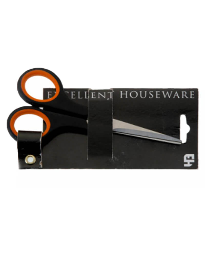 Excellent Houseware Orange Scissor 1 Stk Office Supplies Beautycos