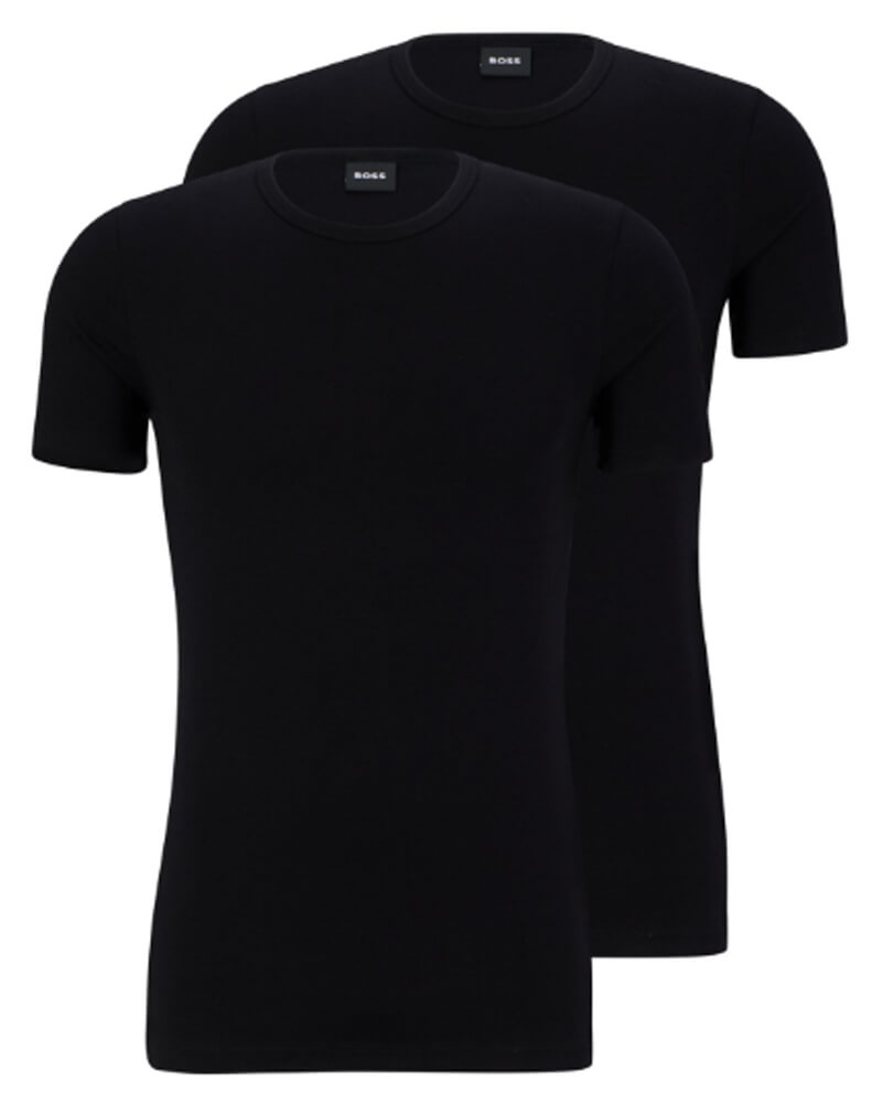 Hugo Boss T-Shirt Modern Crew Neck Slim Fit Small 2 Stk Arts & Entertainment Party Celebration Gift Giving Beautycos