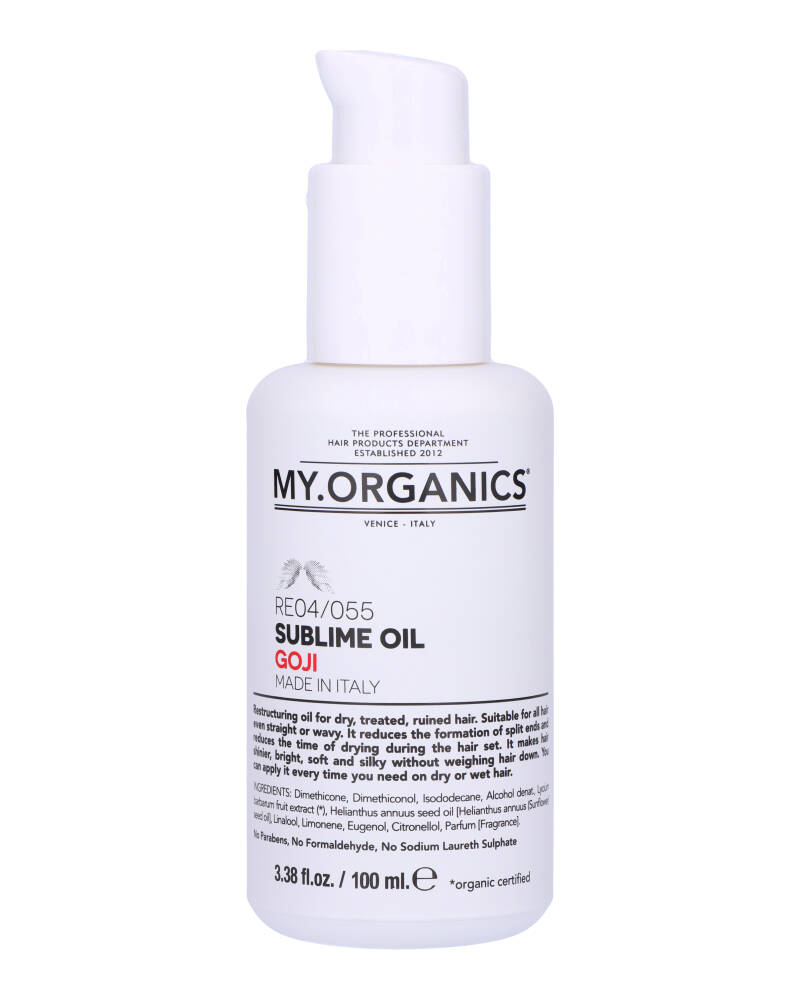 My Organics Sublime Oil Goji 100 ML Health & Beauty Personal Care Hair Beautycos