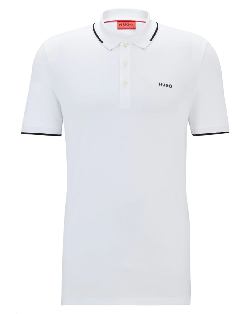 Hugo Boss Dinoso Polotrøje Hvid Str M Arts & Entertainment Party Celebration Gift Giving Beautycos