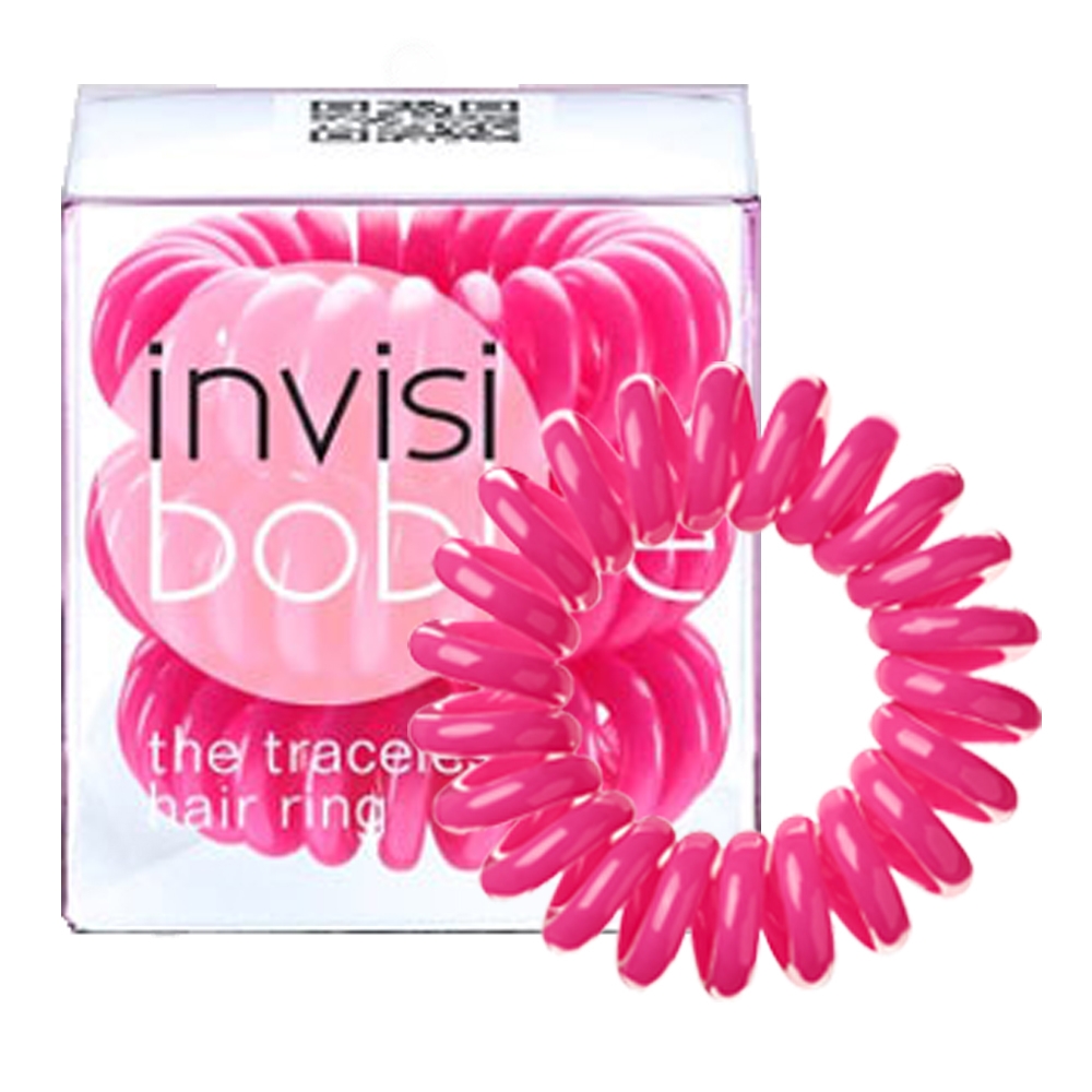 Invisibobble - Pink 3 Stk Apparel & Accessories Clothing Hair Ponytail Holders Beautycos