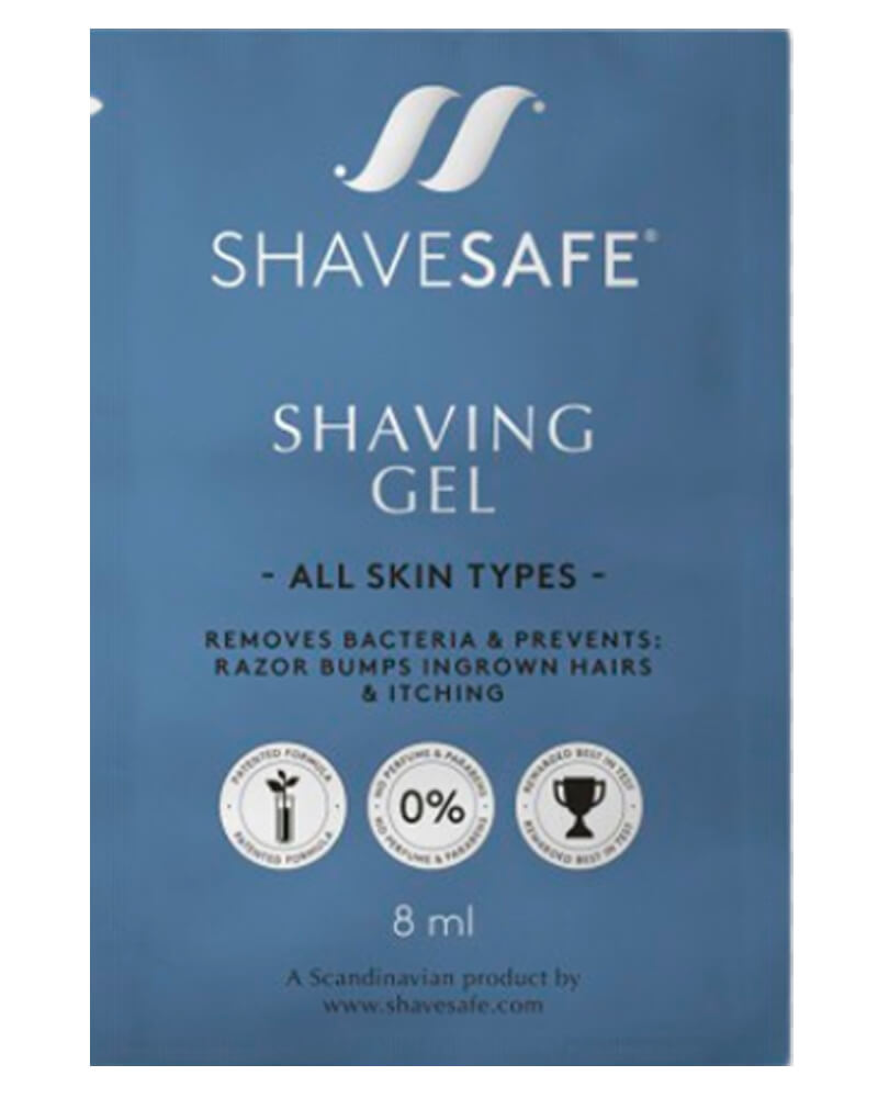 Shavesafe Travel Shaving Gel 8 ML 2 Stk Health & Beauty Personal Care Grooming Cream Beautycos