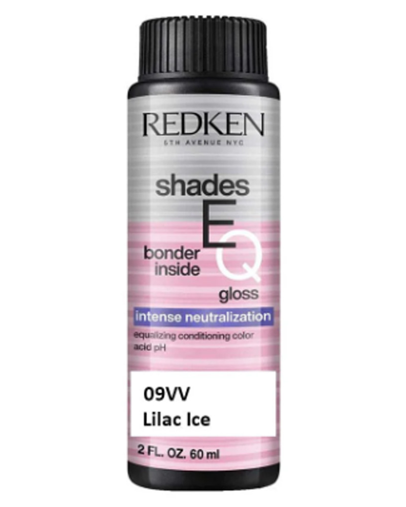 Redken Shades Eq Gloss Bonder Inside 09Vv Lilac Ice 60 ML Health & Beauty Personal Care Hair Color Beautycos