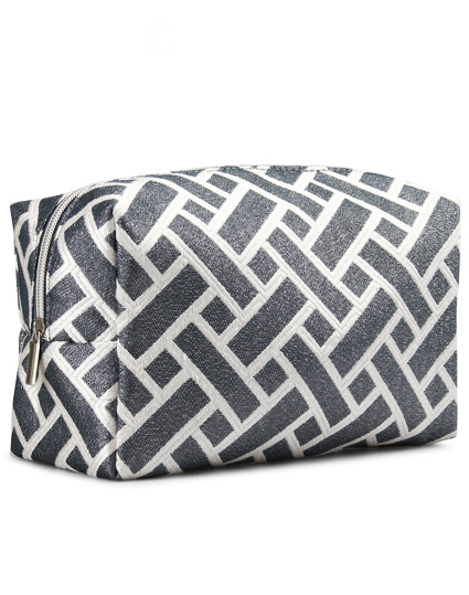 Studio Toilettaske - Silver (Stor) Health & Beauty Personal Care Cosmetics Cosmetic Tools Beautycos