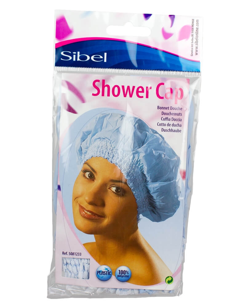 Sibel Badehætte Med Blonder - Blå Ref P003054 Health & Beauty Personal Care Cosmetics Bath Body Shower Caps Beautycos