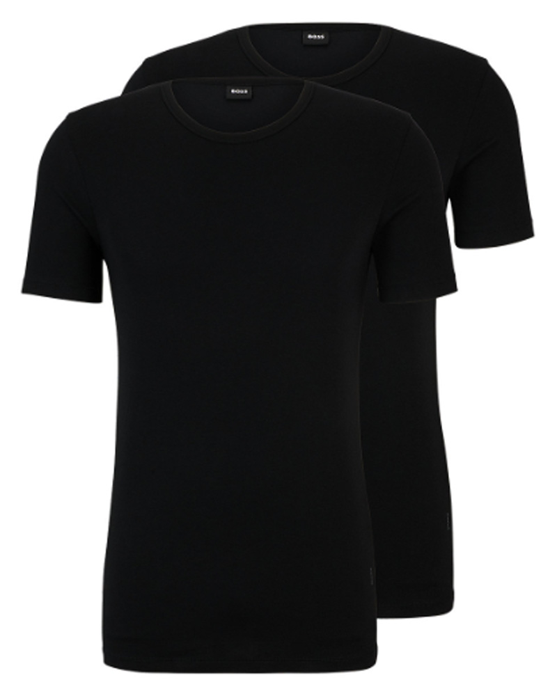 Boss slim fit t shirt discount