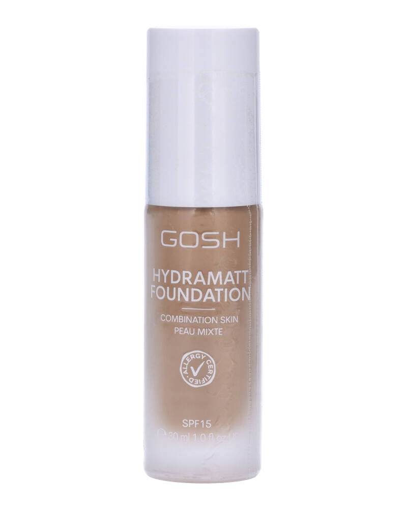 Gosh Hydramatt Foundation Combination Skin Peau Mixte 014Y Dark 30 ML Health & Beauty Personal Care Cosmetics Makeup Face Beautycos