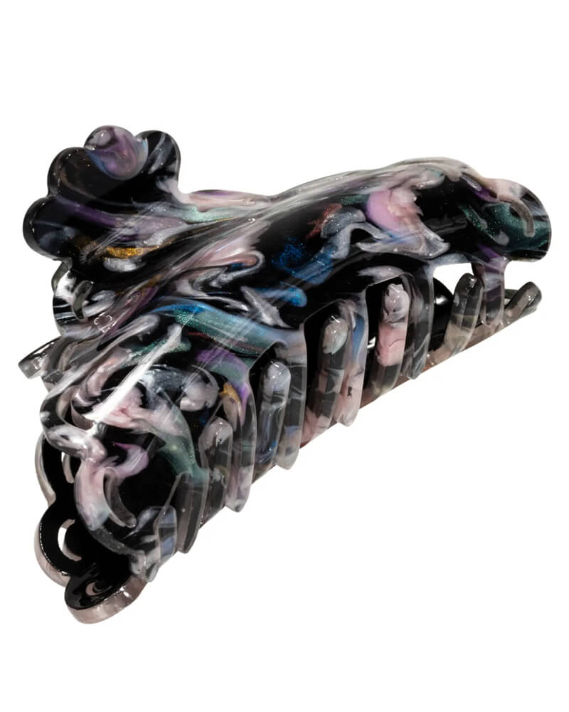 Pico Elly Claw Black Swirl Apparel & Accessories Clothing Hair Pins Claws Clips Beautycos