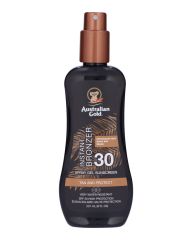 Australian Gold Instant Bronzer Spray Gel Sunscreen SPF 30