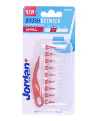 Jordan Brush Between Interdental Brush Small Red