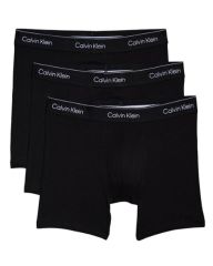 Calvin Klein Extra-Soft Cotton Stretch Boxer Brief 3-Pak Sort Str. XXL