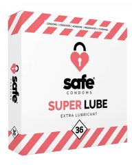 Safe Super Lube Condoms 36 pcs.