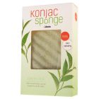 Idento Konjac Tør Svamp - Body - Green Tea 