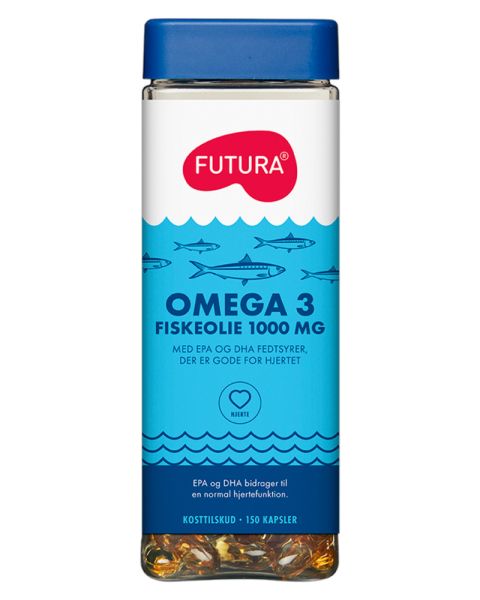 Futura Omega-3 Fiskeolie 1000mg Futura Omega-3 Fiskeolie 1000mg