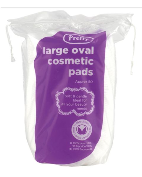 Assez grands tampons cosmétiques ovales