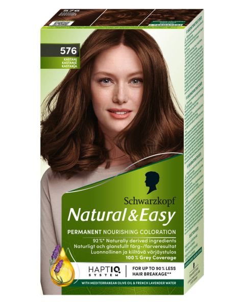Schwarzkopf Natural & Easy 576 Chestnut Redbrown