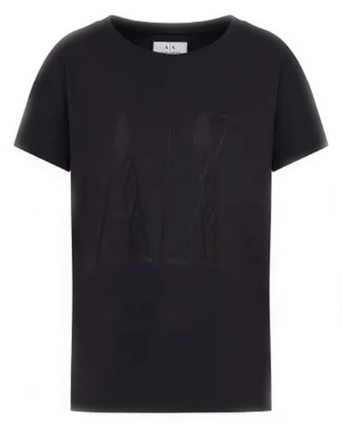 Armani Exchange Icon Period Women T-Shirt Black XL
