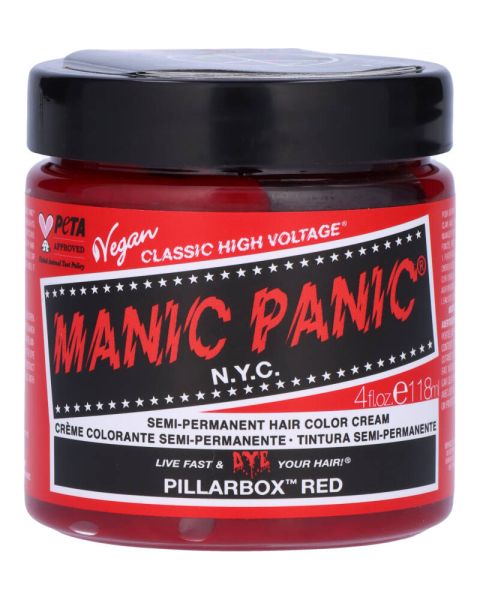 Manic Panic Semi-Permanent Color Cream Pillarbox Red