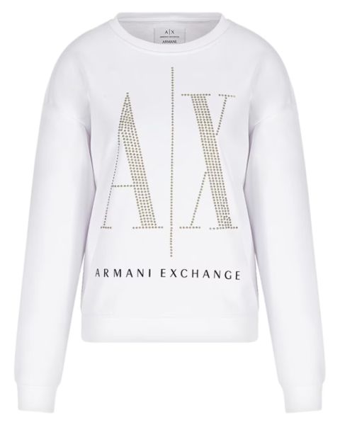 Armani Exchange Woman Sweatshirt White Str. L